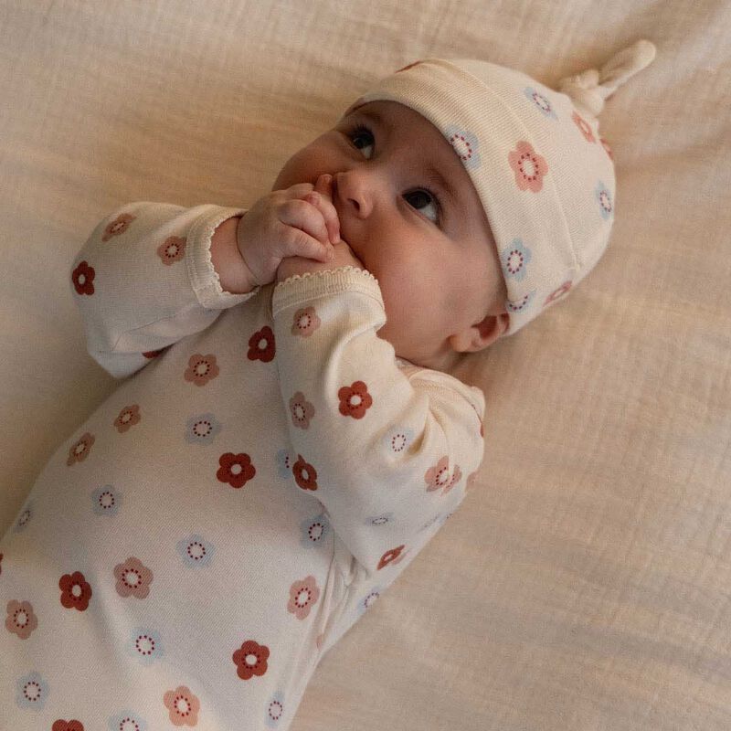 Nature Baby Cotton Knotted Beanie image number 1